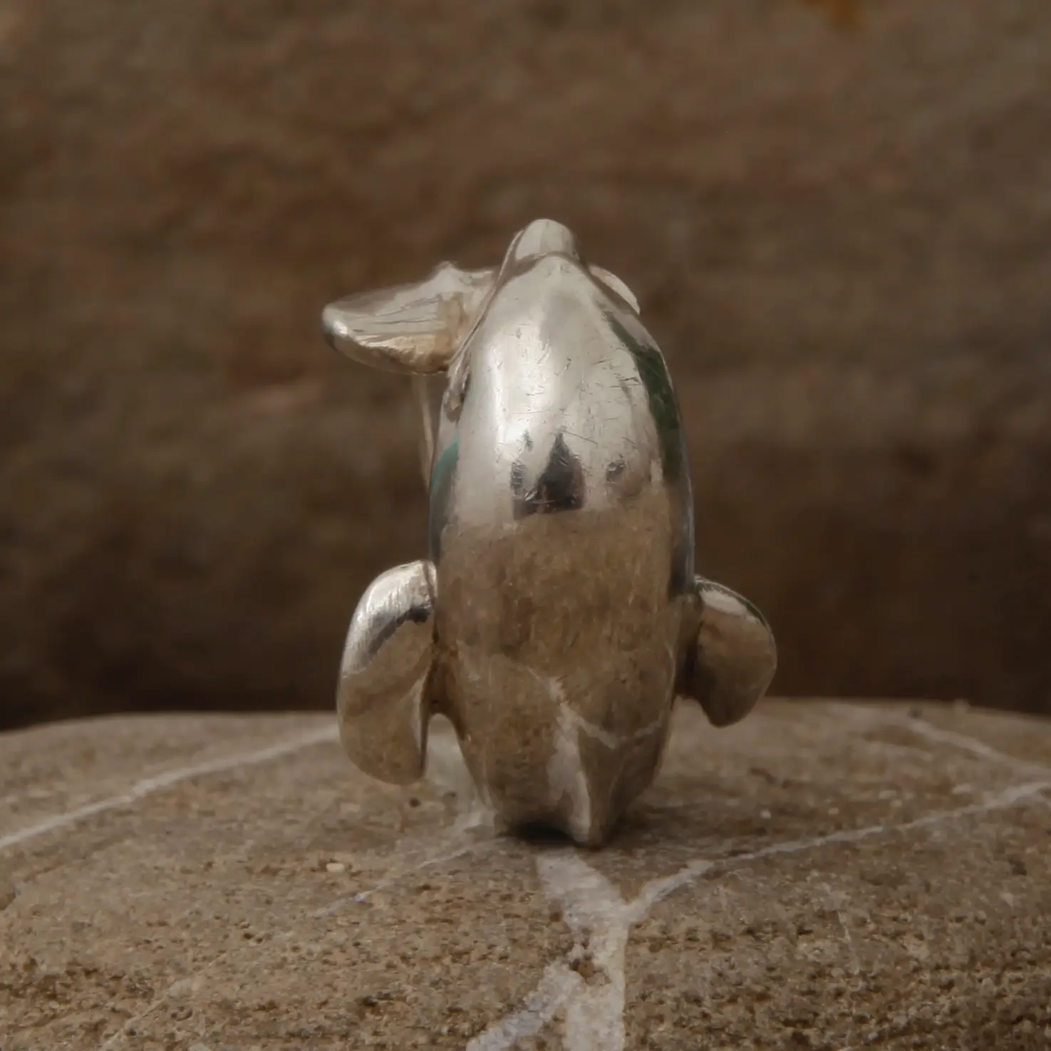 Breaching Dolphin Ring Hover